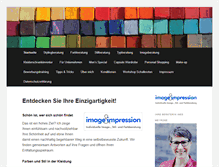 Tablet Screenshot of imageandimpression.de